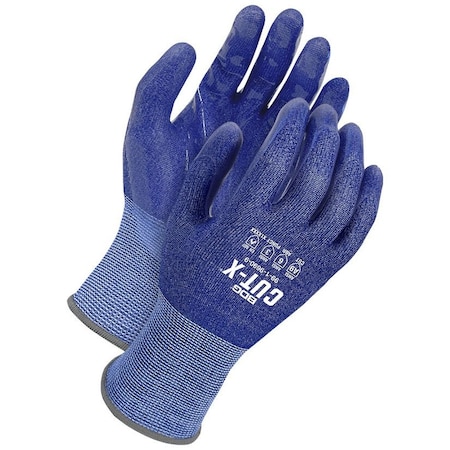 Bdg Cut-Resistant Coated Gloves, Cut Level A9 , Silicone , Smooth , S 1 PR 99-1-9690-7